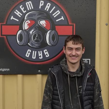 A photo of McKenzie, the Spray Painting Apprentice at Them Paint Guys Bodyshop in Pontardawe, Swansea